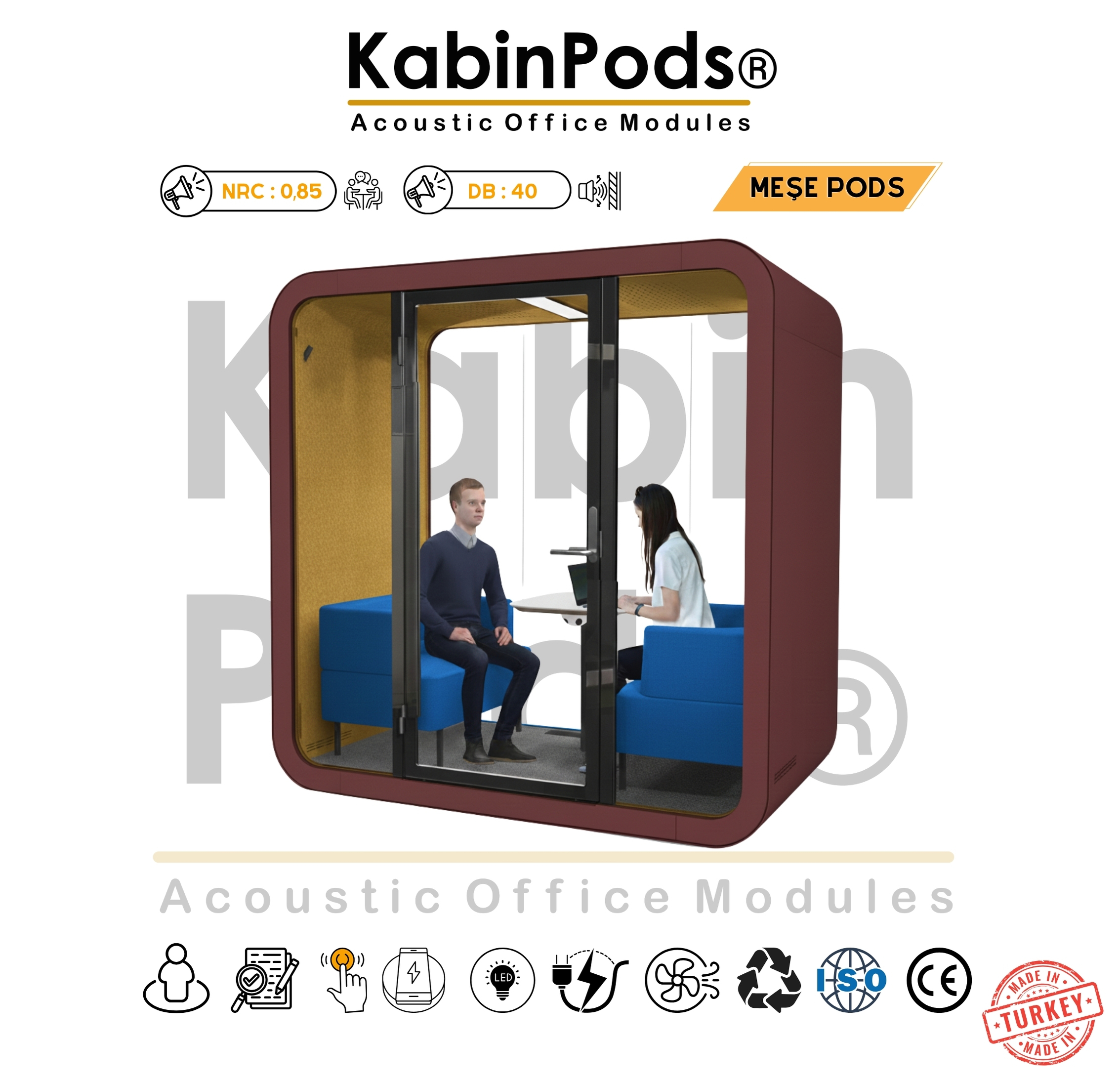 Ofis kabini modüler yapı